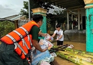 部队全力救援受灾群众